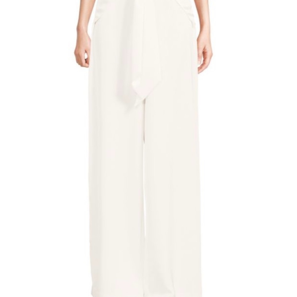 Ramy Brook Margo Wide-Leg Pants in Ivory